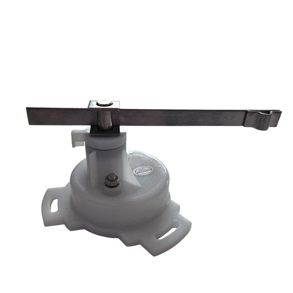 Single Station Boat Marine Rudder Angle Sensor Gauge Indicator White 12V/24V